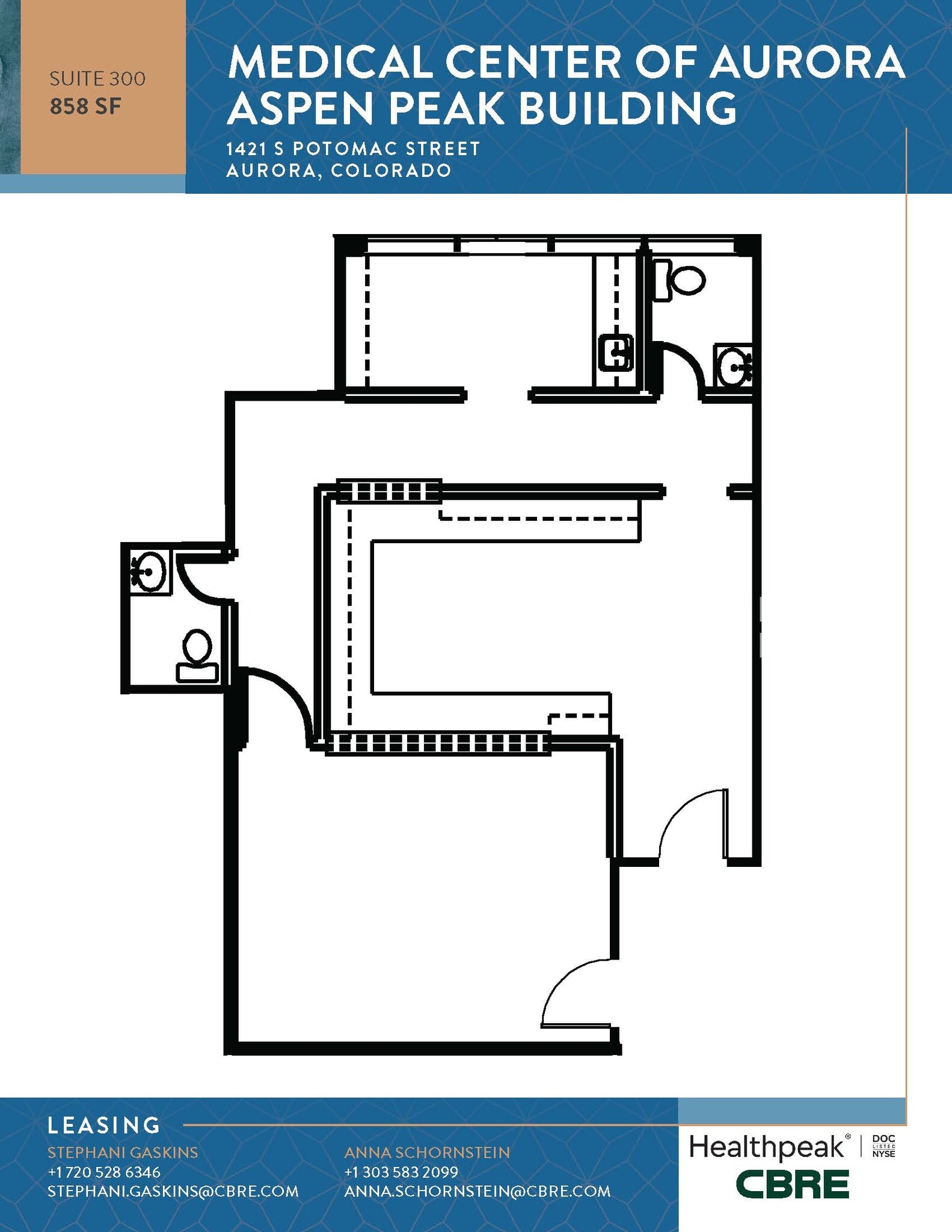 1411 S Potomac St, Aurora, CO à louer Plan d’étage– Image 1 sur 2