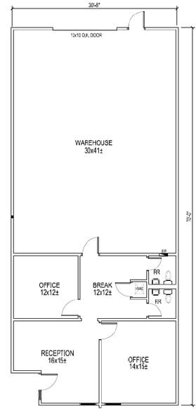 11005 Indian Trl, Dallas, TX à louer Plan d’étage– Image 1 sur 1
