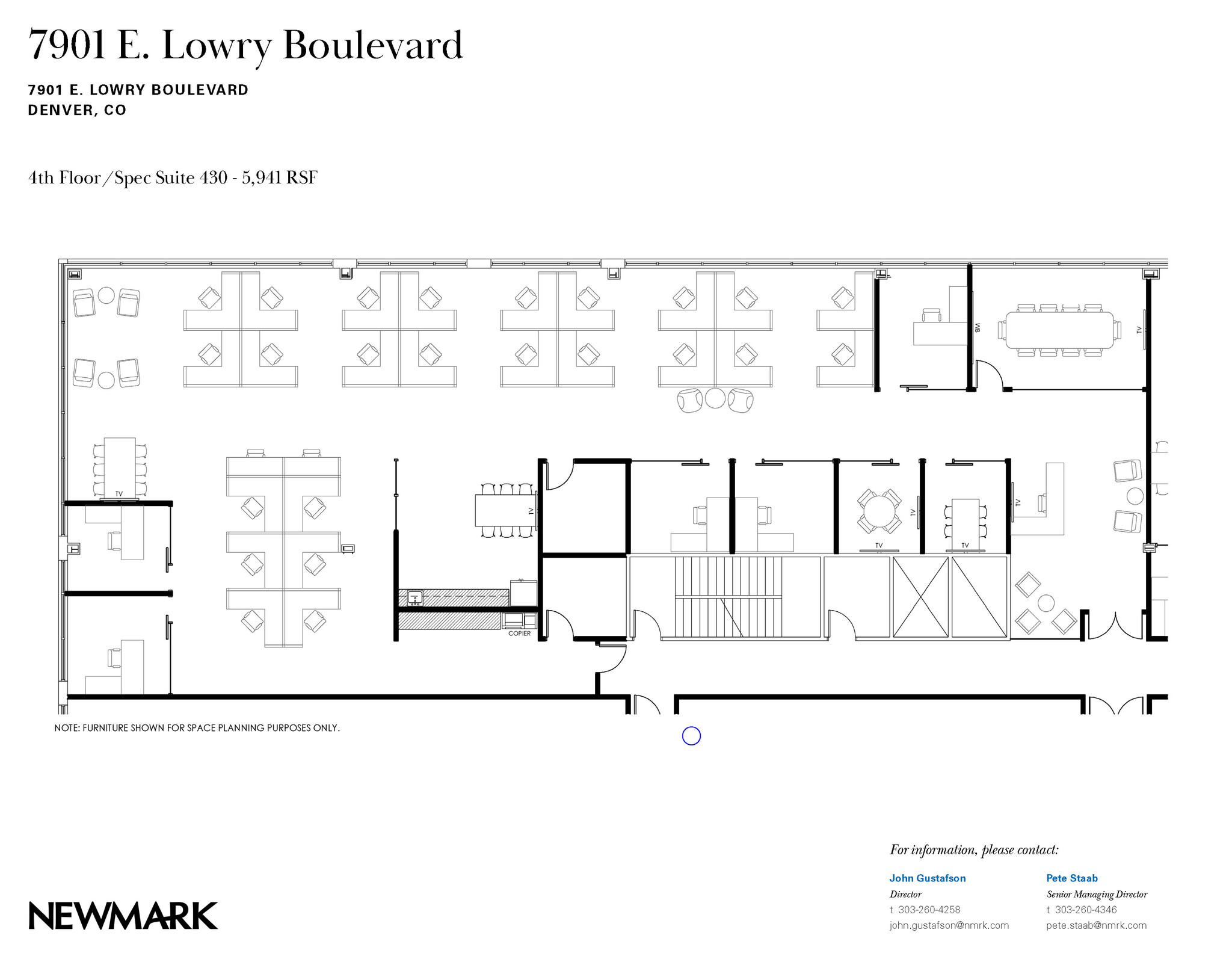 7901 E Lowry Blvd, Denver, CO à vendre Plan d’étage– Image 1 sur 2