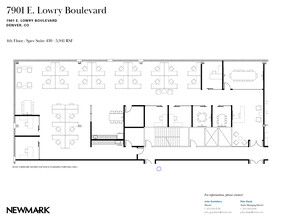 7901 E Lowry Blvd, Denver, CO à vendre Plan d’étage– Image 1 sur 2
