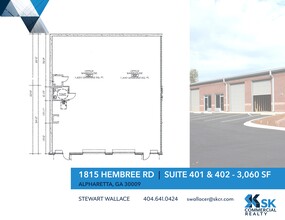 1815 Hembree Rd, Alpharetta, GA à louer Plan de site– Image 1 sur 1