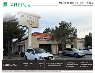 Plus de détails pour 2311 N Mesa St, El Paso, TX - Bureau/Médical à louer