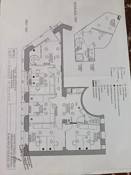 Bureau dans Paris à vendre - Plan d’étage – Image 2 sur 15