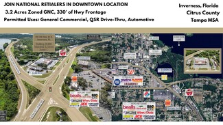 Plus de détails pour 315 S Us-41, Inverness, FL - Local commercial à vendre
