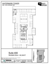 530 8th Ave SW, Calgary, AB à louer Plan d’étage– Image 1 sur 1