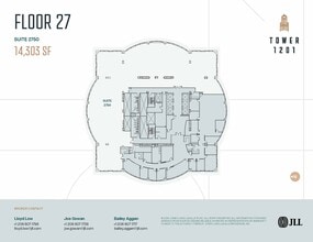 1201 3rd Ave, Seattle, WA à louer Plan d’étage– Image 1 sur 1