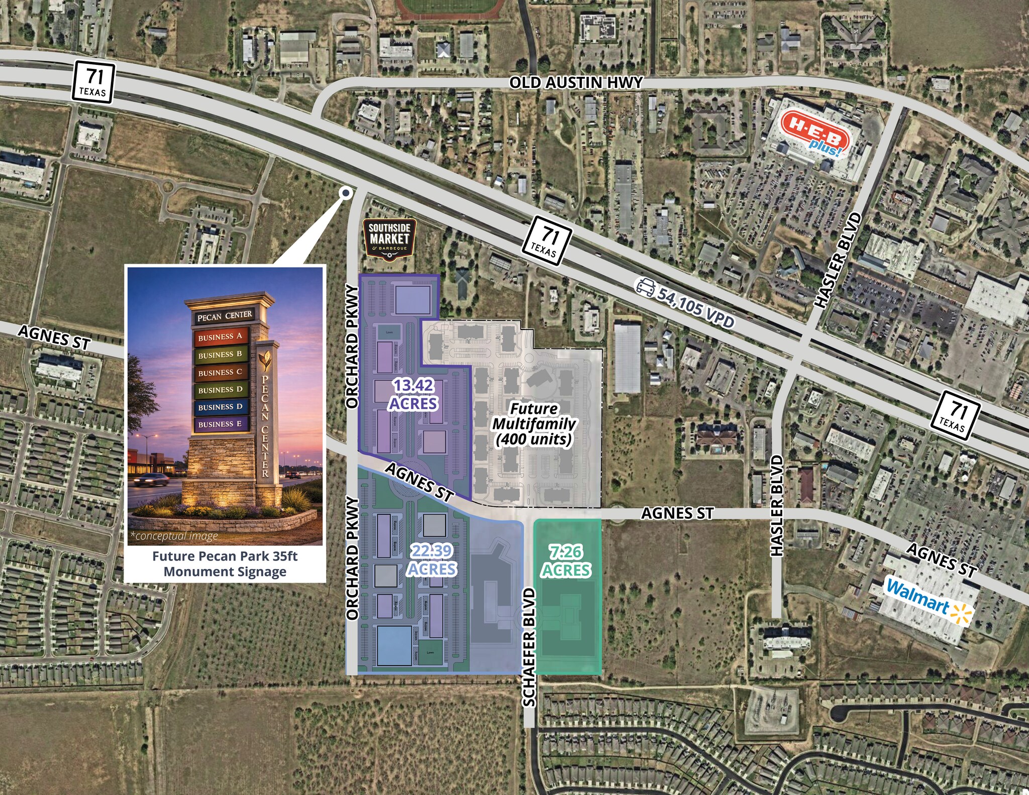 S. Schafer Blvd & Agnes St. blvd, Bastrop, TX à vendre Photo principale– Image 1 sur 5