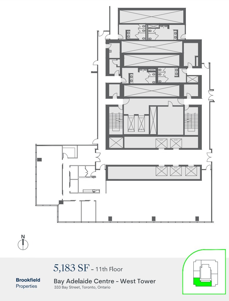 333 Bay St, Toronto, ON à louer Plan d’étage– Image 1 sur 1