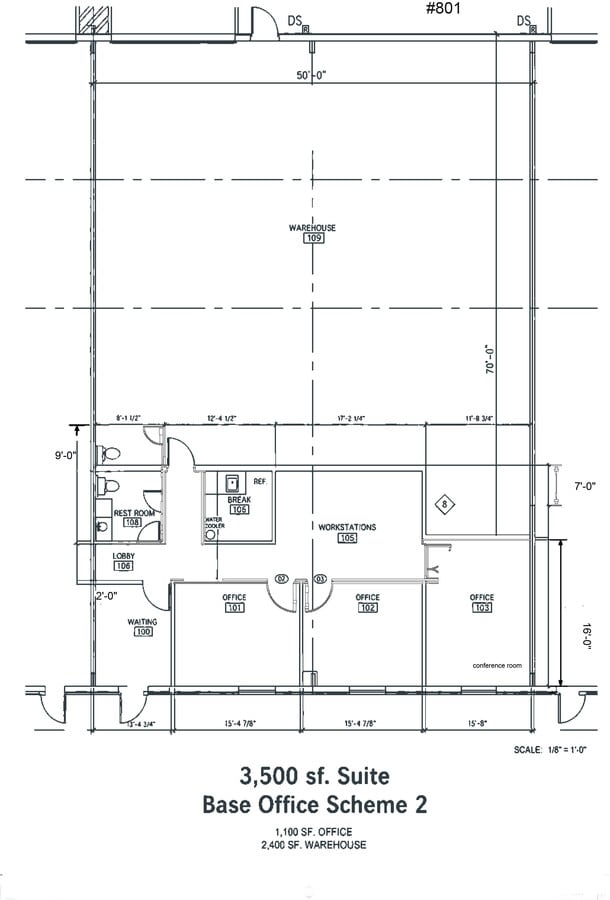 202 Industrial Blvd, Sugar Land, TX 77478 - Lot 801 - - Plan d’étage - Image 1 of 5
