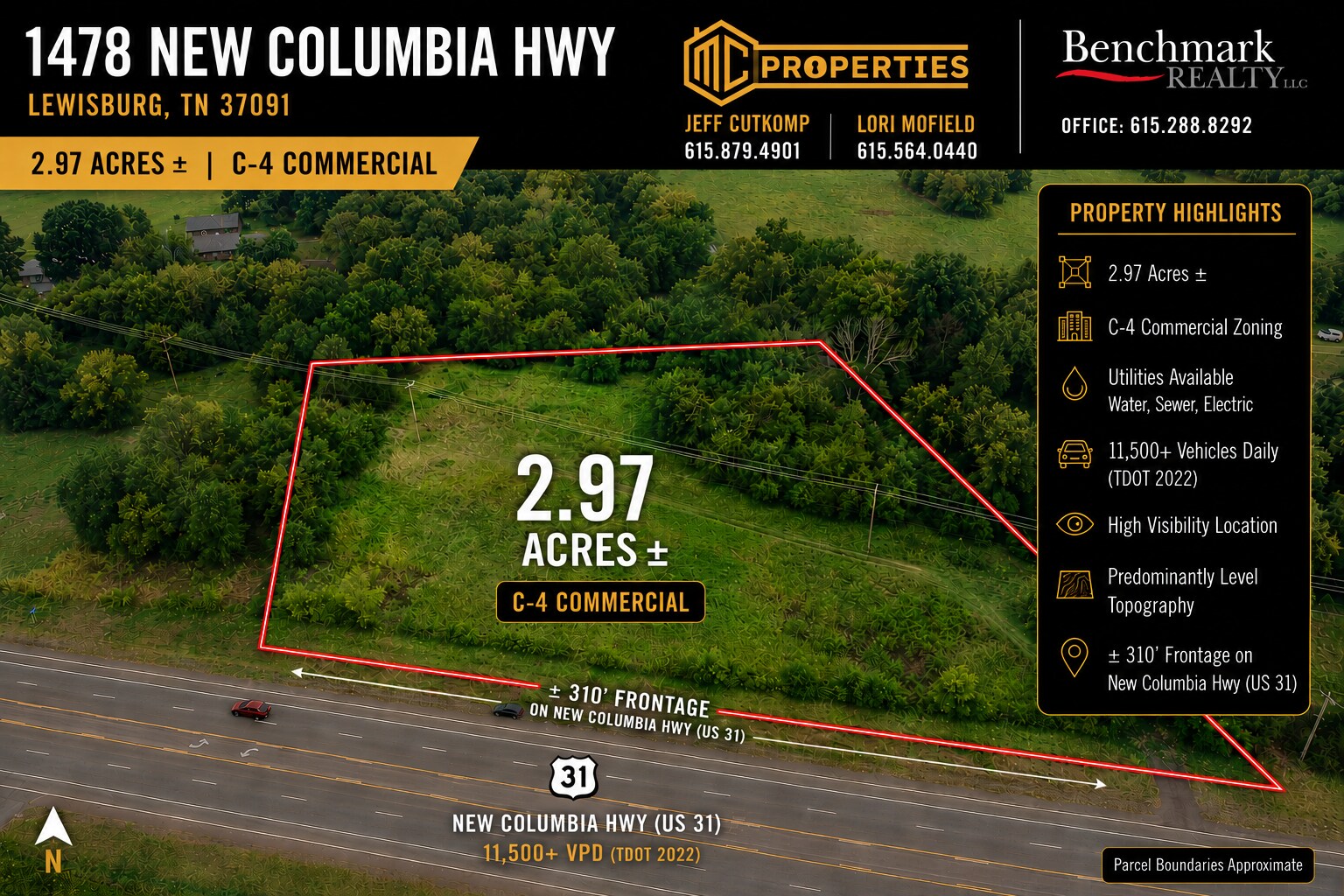 1478 New Columbia Hwy, Lewisburg, TN à vendre Photo de l’immeuble– Image 1 sur 13