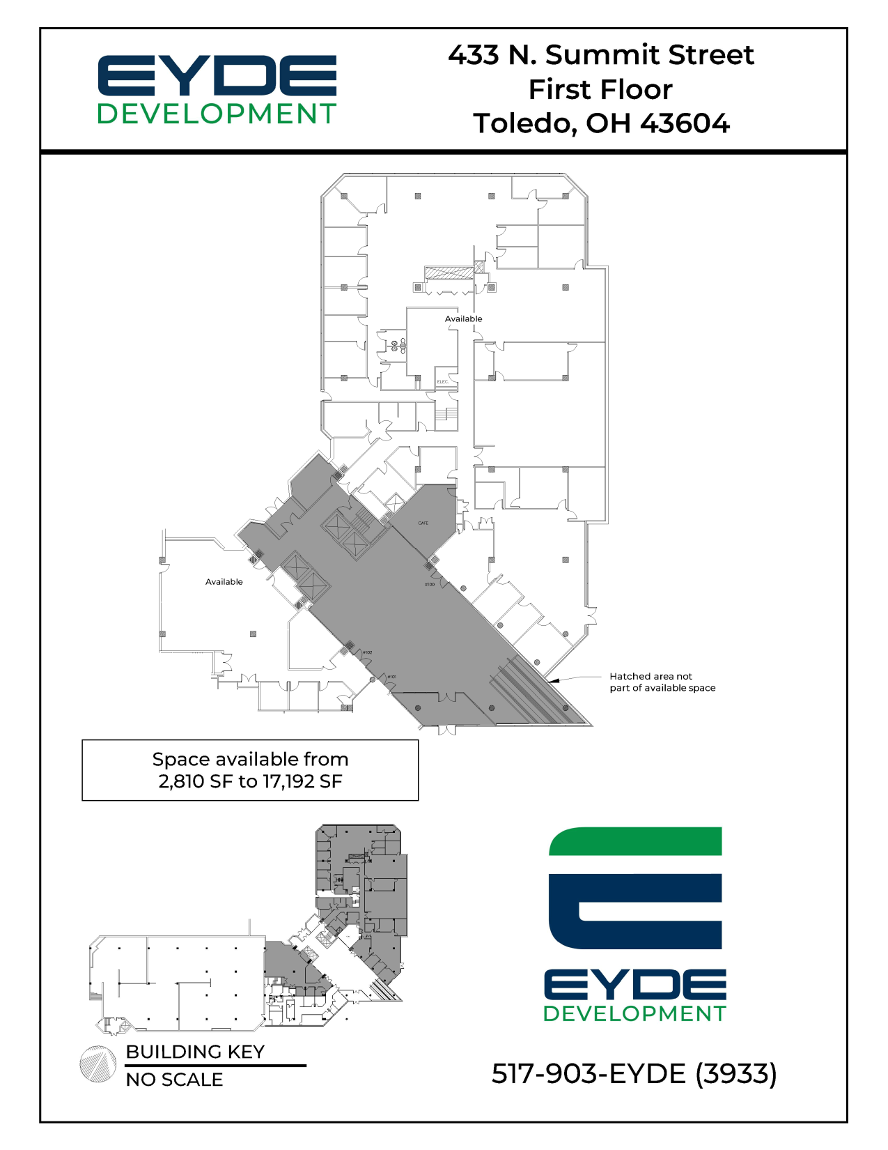 433 N Summit St, Toledo, OH à louer Plan d’étage– Image 1 sur 1
