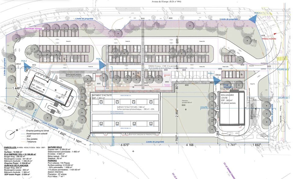 Local commercial dans Digoin à louer - Plan d’étage – Image 2 sur 3