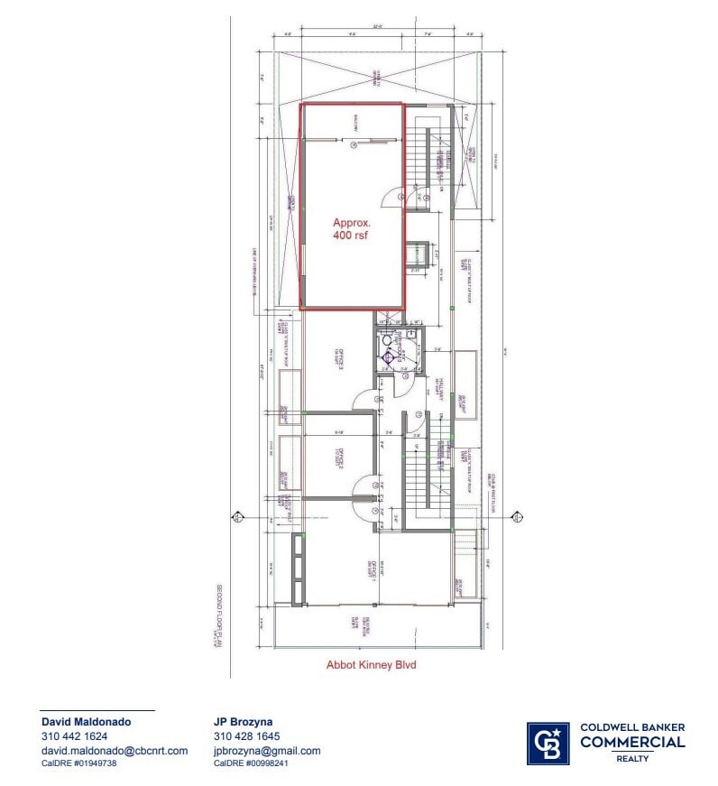 1636 Abbot Kinney Blvd, Venice, CA à louer Plan d’étage– Image 1 sur 1