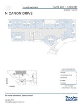 301-333 N Canon Dr, Beverly Hills, CA à louer Plan d’étage– Image 1 sur 1