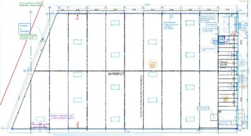Local d’activités dans Le Blanc-Mesnil à louer - Plan d’étage – Image 2 sur 2