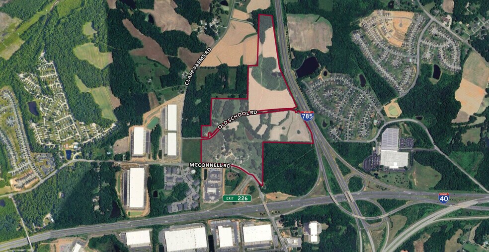 3725 McConnell Rd, Greensboro, NC à vendre - Aérien – Image 1 sur 1