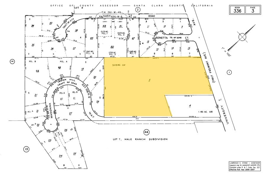 858 University Ave, Los Altos, CA à louer - Plan cadastral – Image 3 sur 3