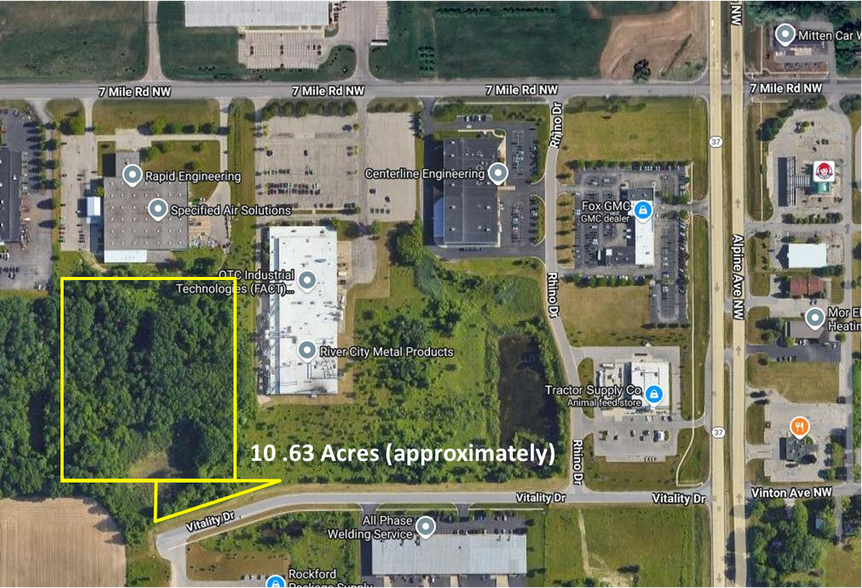 1100 7 Mile Rd NW, Comstock Park, MI à vendre - Autre – Image 1 sur 1