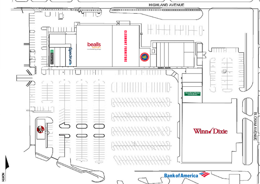 684 W Highway 50, Clermont, FL à louer - Plan de site – Image 3 sur 4