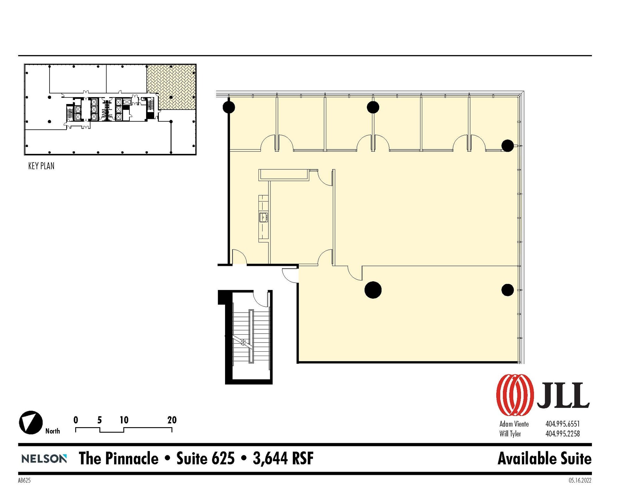 3455 Peachtree Rd NE, Atlanta, GA à louer Plan d’étage– Image 1 sur 2