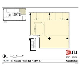 3455 Peachtree Rd NE, Atlanta, GA à louer Plan d’étage– Image 1 sur 2