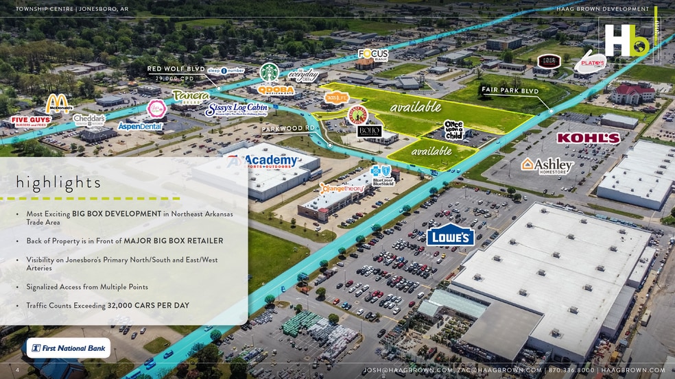 2701 Parkwood Road, Jonesboro, AR à louer - Aérien – Image 3 sur 5