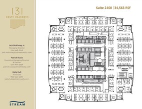 131 S Dearborn St, Chicago, IL à louer Plan d’étage– Image 1 sur 1