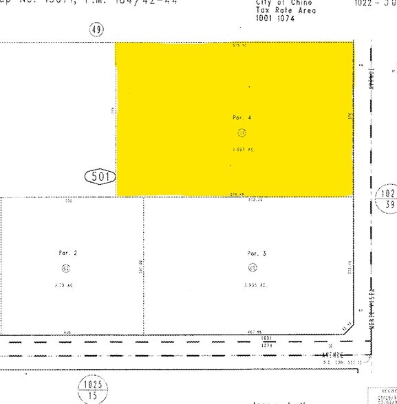 14430 Monte Vista Ave, Chino, CA à louer - Plan cadastral – Image 2 sur 7
