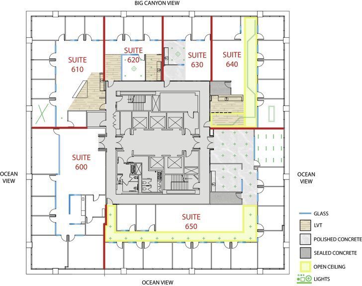 620 Newport Center Dr, Newport Beach, CA à louer Plan d’étage– Image 1 sur 1
