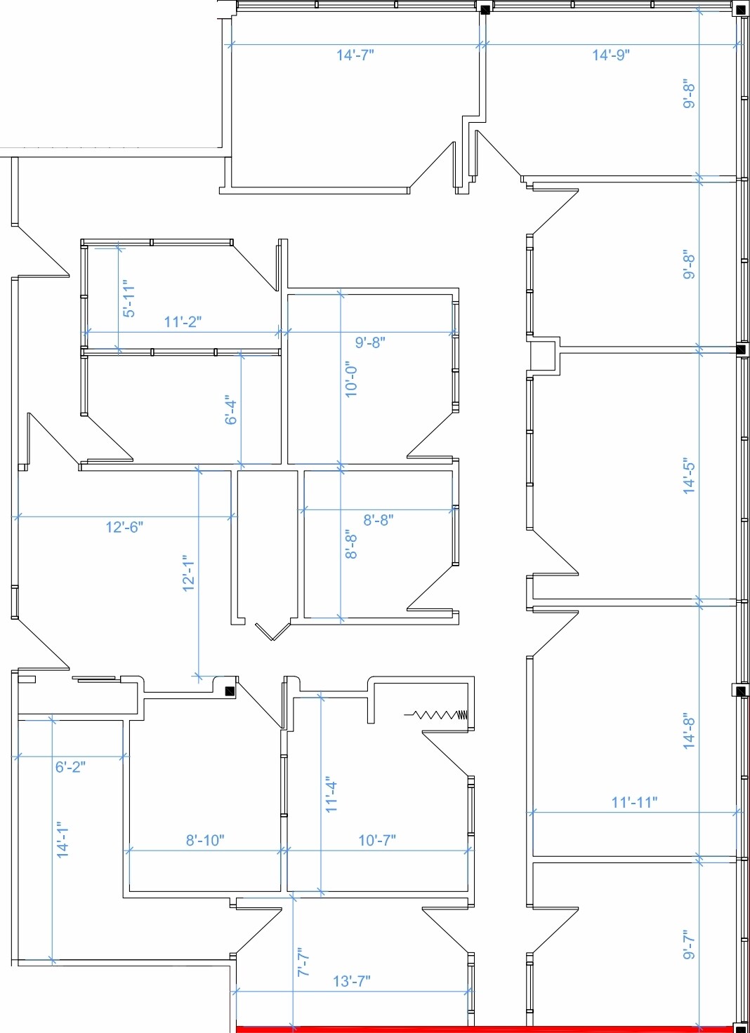 1400 Av St-Jean-Baptiste, Québec, QC à louer Plan d’étage– Image 1 sur 1