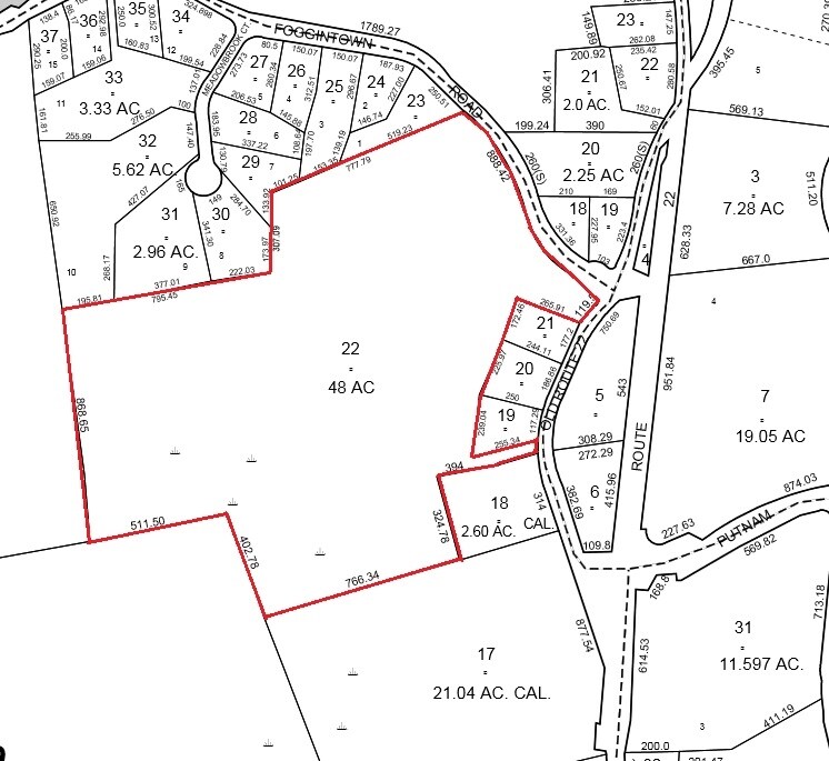 361 Foggintown Rd, Southeast, NY à vendre Plan cadastral– Image 1 sur 4