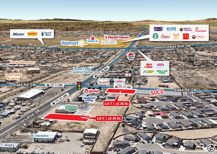2701-2755 Sunshine West Plaza Dr, Albuquerque, NM à vendre - Photo principale – Image 1 sur 7