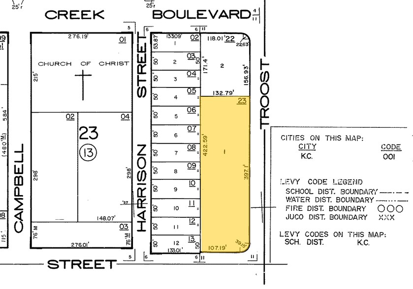 4630 Troost Ave, Kansas City, MO à louer - Plan cadastral – Image 2 sur 11