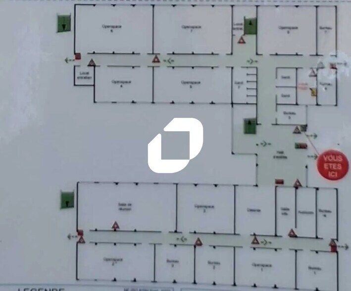 Bureau dans Rambouillet à vendre - Plan d’étage – Image 3 sur 4