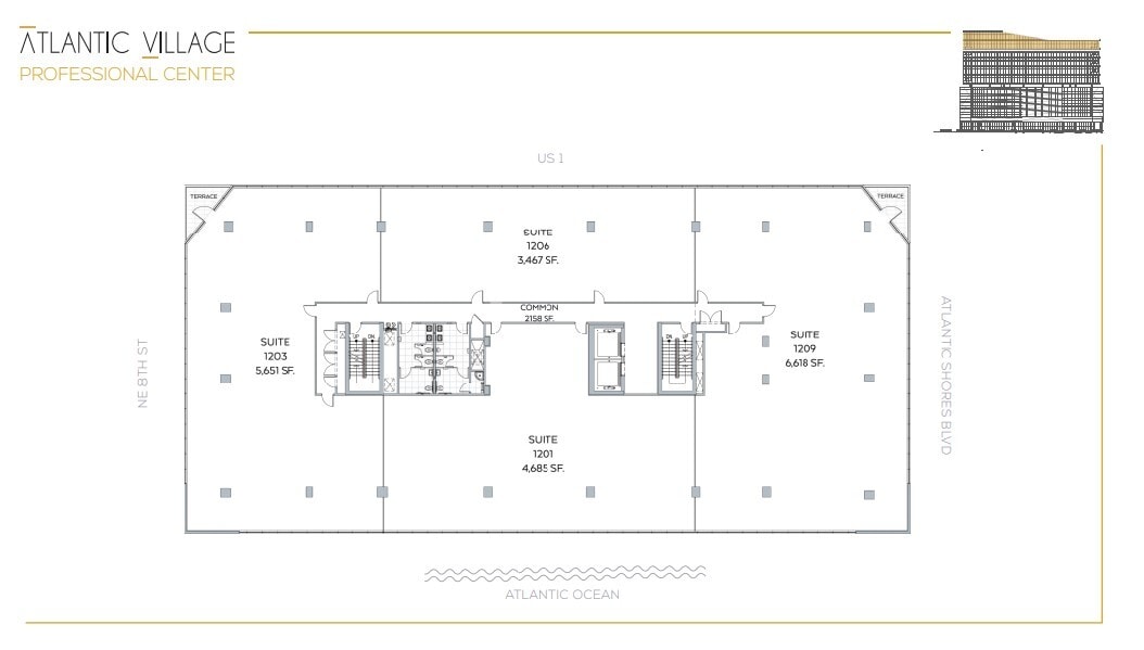 800 N Federal Hwy, Hallandale Beach, FL 33009 - Lot PH4 -  - Plan d’étage - Image 1 of 1