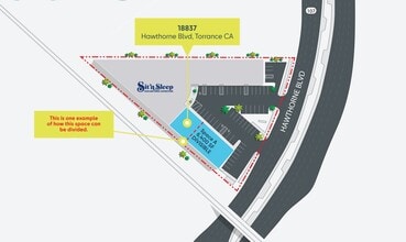 18837 Hawthorne Blvd, Torrance, CA à louer Plan d’étage– Image 1 sur 2