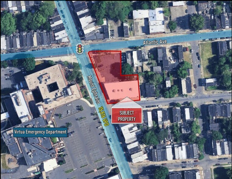 1426 Mount Ephraim Ave, Camden, NJ à vendre - Aérien – Image 2 sur 3