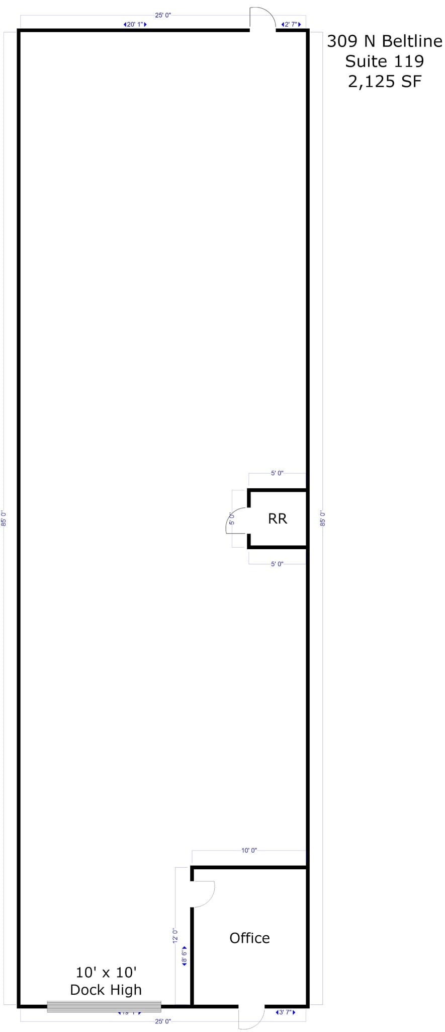 350 S Belt Line Rd, Irving, TX à louer Plan d’étage– Image 1 sur 1