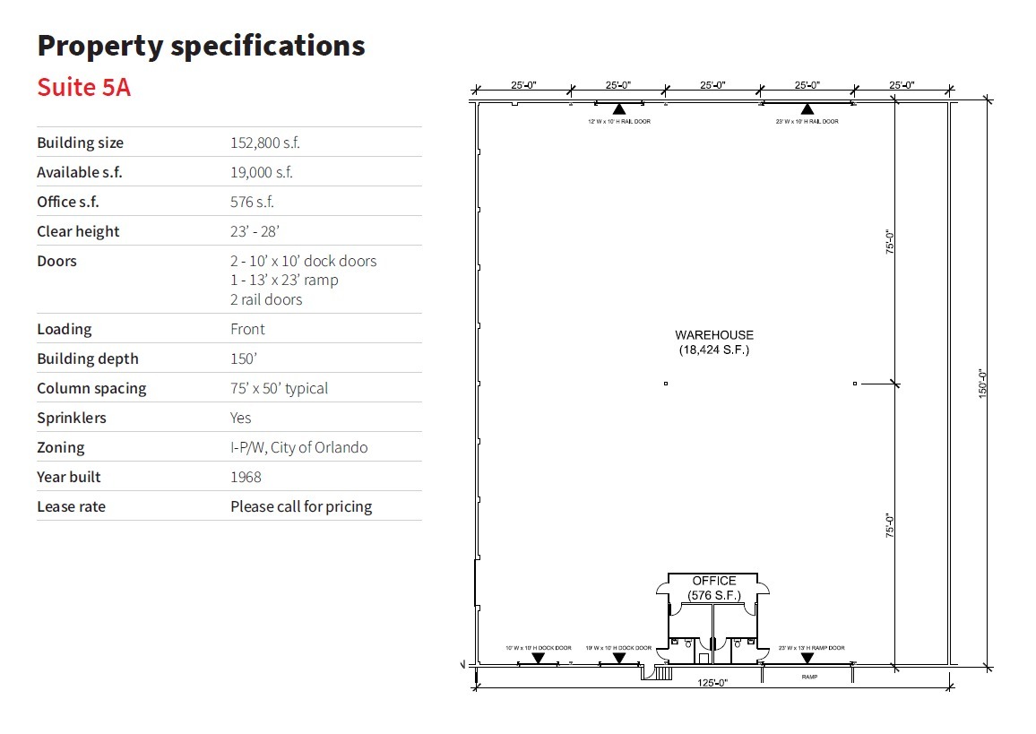 2515 Shader Rd, Orlando, FL à louer Plan d’étage– Image 1 sur 1