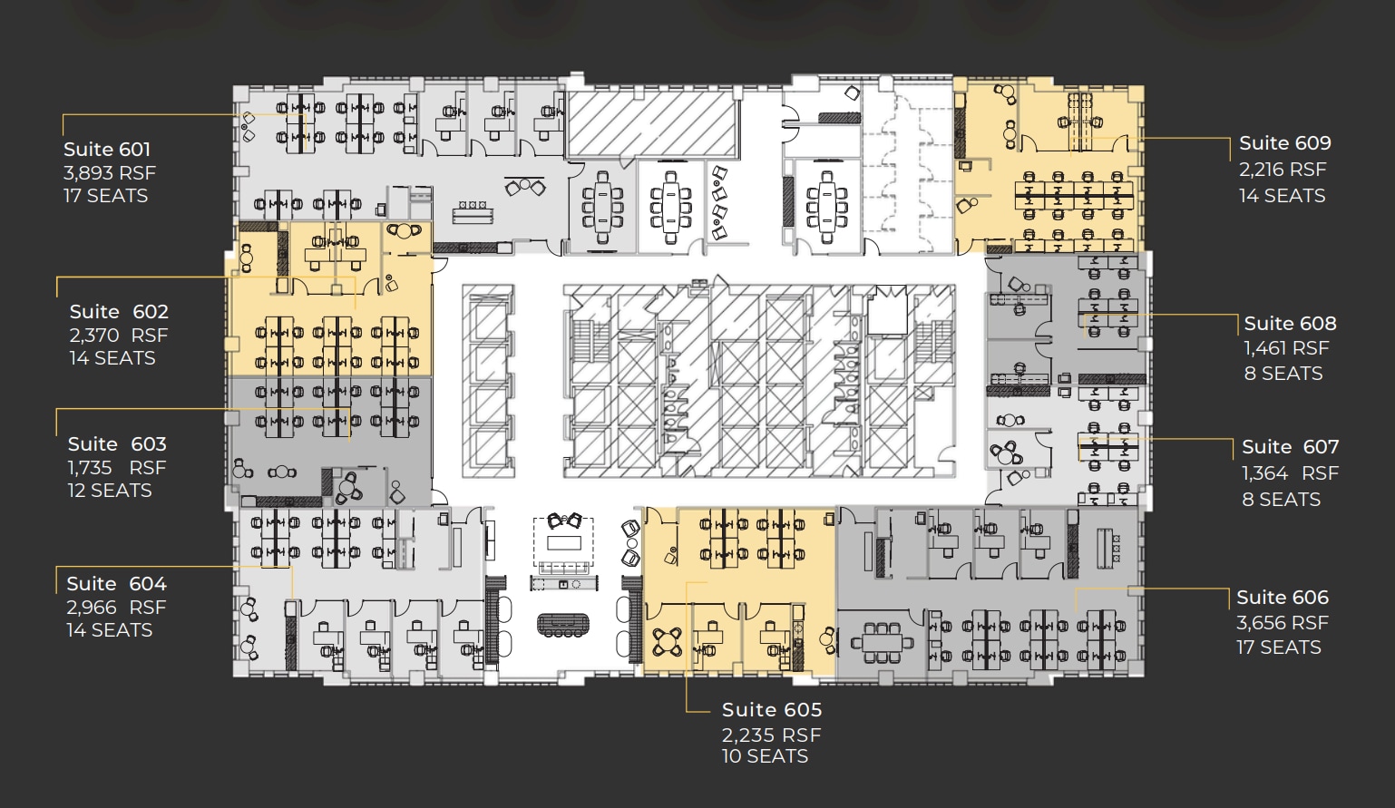 190 S La Salle St, Chicago, IL à louer Plan d’étage– Image 1 sur 1