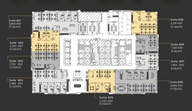 190 S La Salle St, Chicago, IL à louer Plan d’étage– Image 1 sur 1