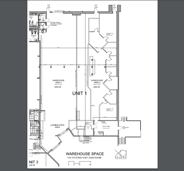 1104 7th St E, Owen Sound, ON à louer - Plan d’étage – Image 2 sur 4