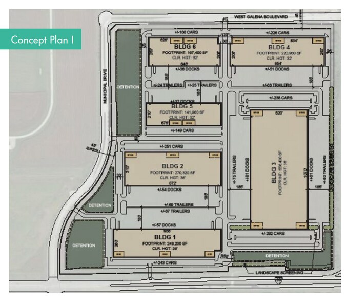 US-30 & Route 47, Sugar Grove, IL à vendre - Plan de site – Image 2 sur 2