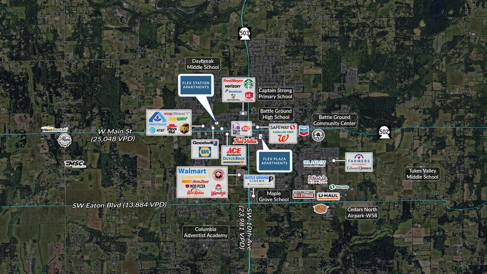 1st St SW & 7th SW ave, Battle Ground, WA à vendre - Photo de l’immeuble – Image 2 sur 4