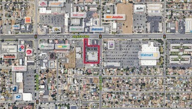 8110 Mango Ave, Fontana, CA - VUE AÉRIENNE vue de carte