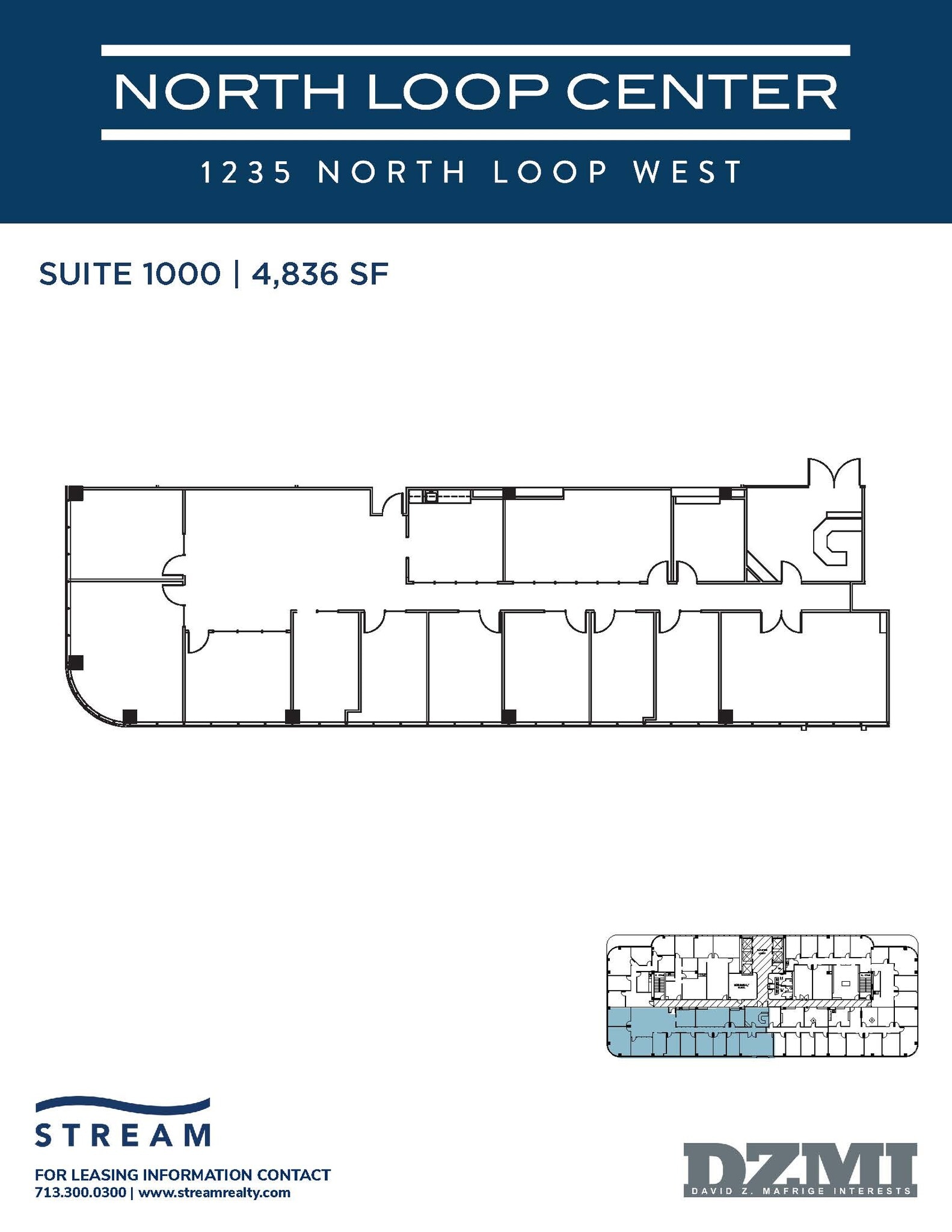 1235 North Loop W, Houston, TX à louer Plan d’étage– Image 1 sur 1