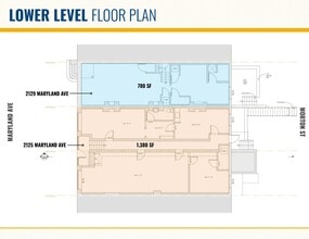 2125-2129 Maryland Ave, Baltimore, MD à louer Plan d’étage– Image 1 sur 1