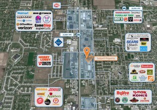 1215 Allen Dr, Grand Island, NE - Vue aérienne vue de carte - Image1