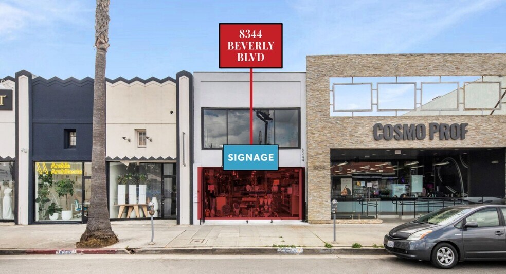 8344-8348 Beverly Blvd, Los Angeles, CA à louer - Photo de l’immeuble – Image 3 sur 6