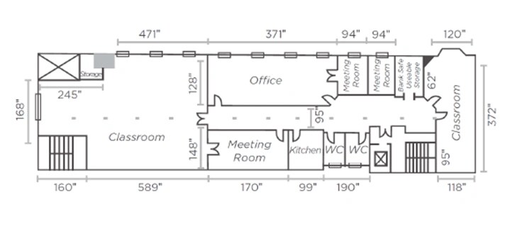 220 King St W, Toronto, ON à louer Plan d’étage– Image 1 sur 1